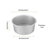 Unique Bargains Removable Loose Bottom Cheesecake Pan 2 Pcs - 2 of 4