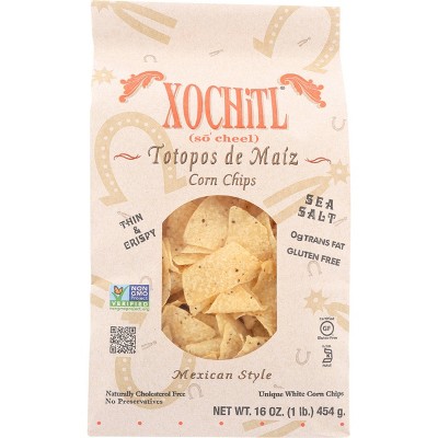 Xochitl Sea Salt Corn Chips - 16oz/9pk