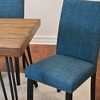 NicBex Dining Room Table Set for 6 Morden Dining Table Set with Wooden Tabletop, Metal Legs and 6 Upholstered Chairs for Dining Room - 2 of 4