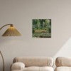 Monet - The Japanese Footbridge and the Water Lily Pool Giverny Canvas Impressionism Wall Art by Art Remedy Framed - 2 of 4