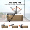 VEVOR Hot Tub Cover Lift, Spa Cover Lift, Height 31.5" - 41.3" Width 57" - 92.5" Adjustable, Installed Underneath on Both Sides, Black - 3 of 4