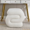 GDFStudio Mila 19.3" Teddy S-Shape Ottoman/Footstool - 2 of 4