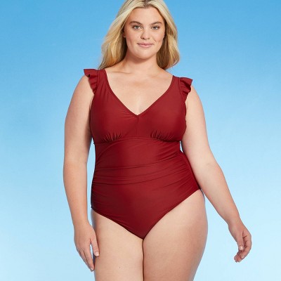 petroleum Marco Polo Maiden Plus Size One-Piece Swimsuits : Target
