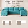 103.9" Convertible U-Shaped Sectional Sofa with Two Storage Chaise Lounges & 4 USB Ports - 4 of 4