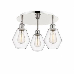 Cindyrella - 3 Light Flush Mount In Industrial Style-10 Inches Tall and 17.75 Inches Wide - 1 of 1