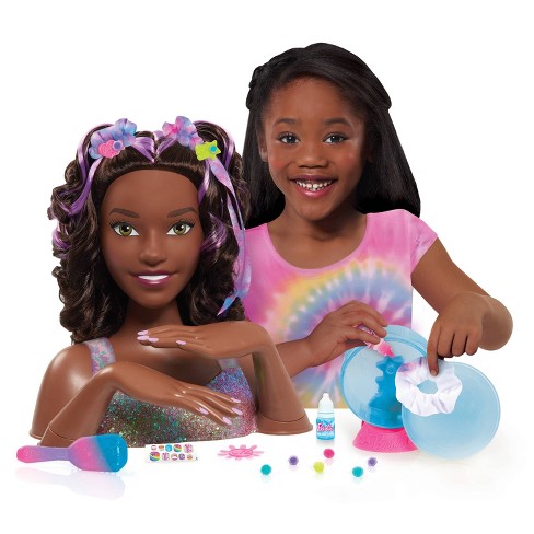 black doll styling heads