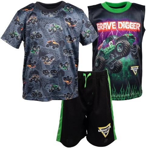 Monster jam pajamas discount toddlers