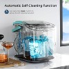 ZAFRO Ice Makers Countertop with Handle,26.5Lbs/24H,9 Cubes in 6 Mins,2 Sizes of Bullet Ice,Portable Machine with Self-Cleaning - 3 of 4