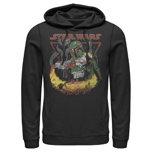 Men's Star Wars Boba Fett Tatooine Pull Over Hoodie - 1 of 3
