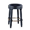 Bar Stool Set Of 2,360-Degree Swivel Bar Stool With Upholstered Seat,Counter Height Bar Stool,Bar Stool For Dining Room,Living Room-Cuddlewood - 3 of 4