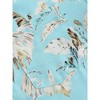 Men's Hawaiian Shirt Short Sleeve Linen Button Down Shirts Casual Floral Printed Beach Shirts with Pocket - 4 of 4