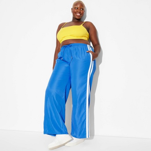 Blue track pants womens on sale