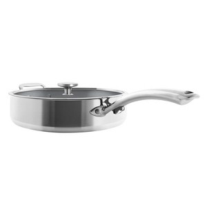 Chantal 3.Clad 5 qt. Saute Skillet w/ Fusion Ti Nonstick Ceramic Coating and Glass Lid - 1 of 2