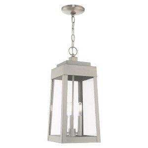 Livex Lighting Oslo 3 - Light Pendant in  Brushed Nickel - 1 of 2