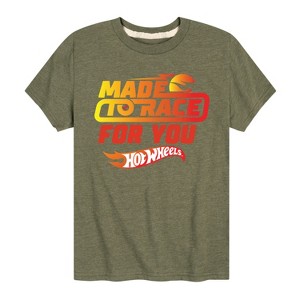 Boys' - Hot Wheels - Valentine's Made to Race Short Sleeve Graphic T-Shirt - 1 of 4