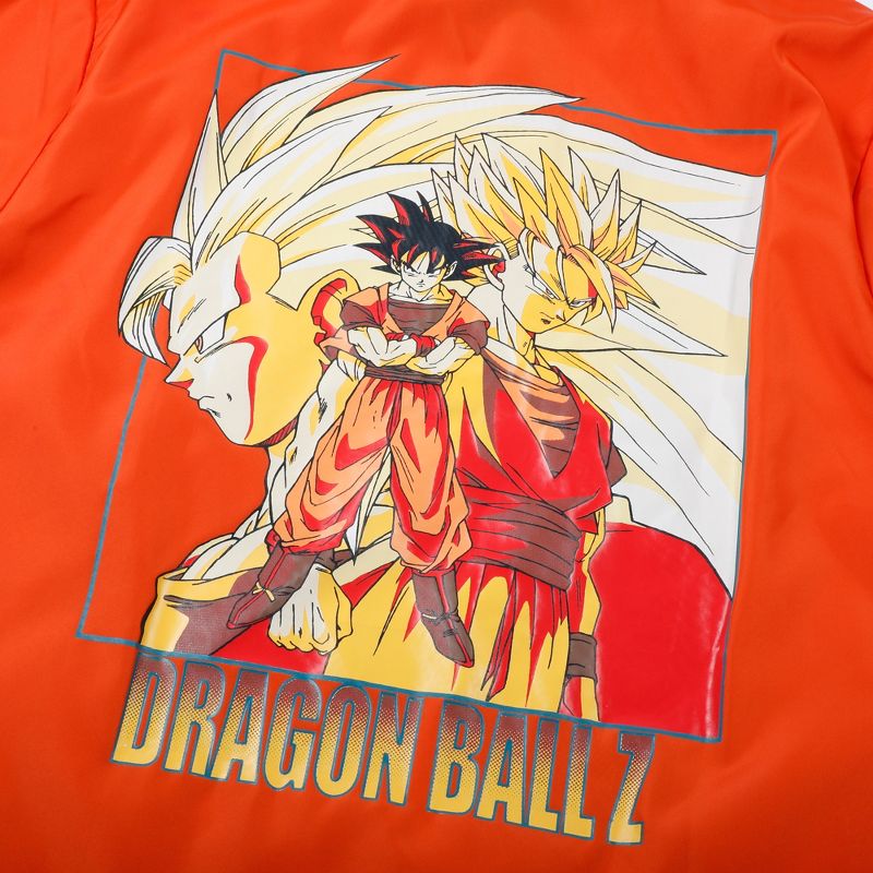 Dragon Ball Z Goku Super Saiyan Forms Long Sleeve Colorblock Hooded Anorak, 3 of 6