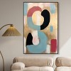 Art Remedy Glam Brooch of Gold Contemporary Shapes Abstract Wall Art Framed - 2 of 4