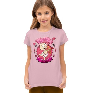 Boys' Short Sleeve Rutgats Valentine's Day Is For Babies With Tommy Pickles T-Shirt Boys and Girls - 1 of 4