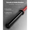 VEVOR 6FT Barbell Bar, Fits 2-Inch Weight Plates, Barbell Bar with Knurled Grip for Strength Training, Weightlifting, 700lbs/317kg Capacity, Red - 4 of 4