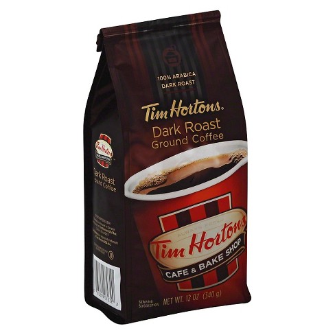 Tim Hortons Dark Roast Ground Coffee - 12oz : Target