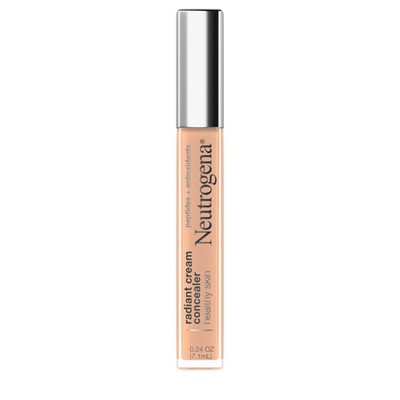 Neutrogena Healthy Skin Radiant Cream Concealer with Peptides + Antioxidants - Brulee Light/Medium 01 - 0.24oz