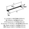 Amerock Faraday Pull for Cabinets, Drawers, and Furniture - 3 of 4