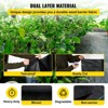 VEVOR Weed Barrier, 5.8oz Landscape Fabric, 4ft x 300ft Cover Mat Heavy Duty Woven Grass Control Geotextile for Garden, Patio, Black - 4 of 4