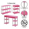 Breighton Home Designs2Go No Tools Desk Printer Stand and Console Table Set - 4 of 4