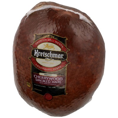 Kretschmar Sweet Cherrywood Smoked Ham - priced per lb
