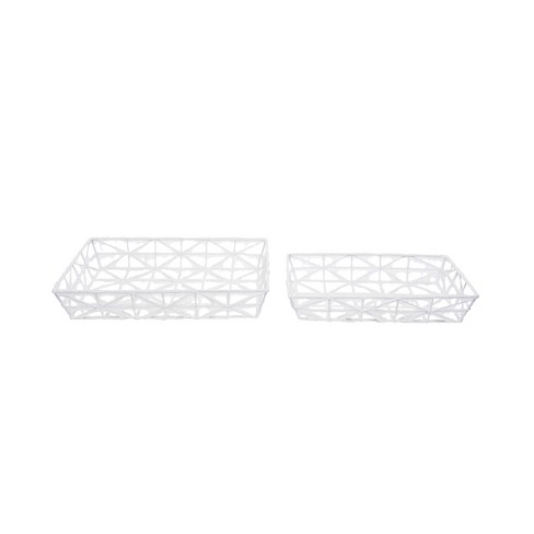 Boho Trays Set Of 2 Foreside Home And Garden Target