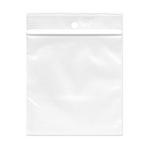 PSBM 1000 Pieces, 6" x 9", 2 Mil Clear Re-closable Bags with Hang Hole for Storage - 1 of 1