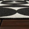 Camille Modern Geometric Rectangular Indoor/Outdoor Rug Black - Balta Rugs - 4 of 4