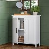 RiverRidge Monroe Two-Door Bathroom and Laundry Storage Cabinet with Adjustable Shelves - White - image 2 of 4