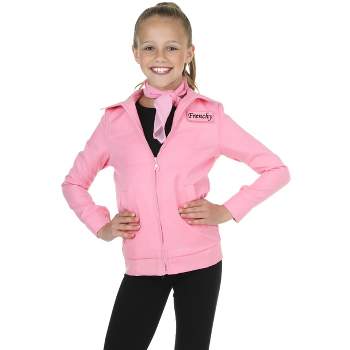 HalloweenCostumes.com Grease Girl's Pink Ladies Jacket Costume.