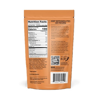 Scott's Peanut Butter Cacao Plant-Based Protein Balls - 1.6oz