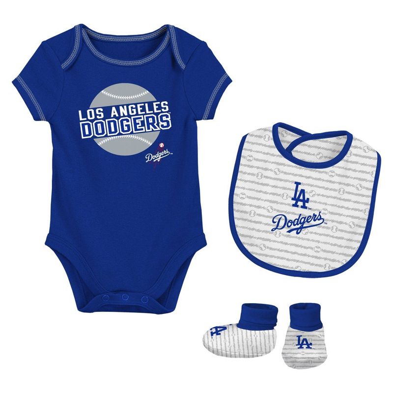 MLB Los Angeles Dodgers Infant Boys&#39; Layette Set, 1 of 5