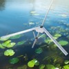 VEVOR Lake Weed Cutter, Pond Aquatic Plant Cutting Tool with 62 in Max. Cut Width, Sharp and Heavy-Duty Steel Blades, with 30 ft Throw Rope,Silver - 2 of 4