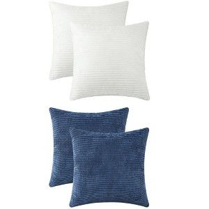REGALWOVEN 4 Pcs Modern Sofa Home Decorative Throw Pillow Covers 18" x 18" - 1 of 4