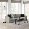 Hudson and Canal 68" Tall Floor Lamp with Fabric Shade - 4 of 4