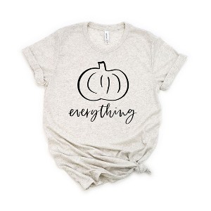 Simply Sage Market Women's Pumpkin Everything Short Sleeve Graphic Tee - 1 of 2