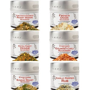 Slow Cooker Seasonings - 6 Spice Blends Gift Set | Gustus Vitae - 1 of 4