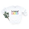 Simply Sage Market Women's Graphic Sweatshirt Happy Easter Colorful - 3 of 3