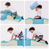 6 in 1 Soft Climb and Crawl Foam Playset, Play Equipment Climb and Crawl Playground, Foam Climbing Blocks for Preschools, Toddlers - 3 of 3
