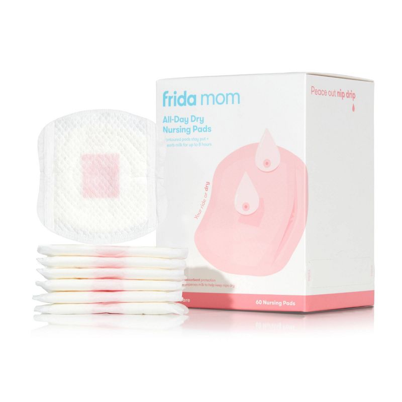 Frida Mom All-Day Dry Disposable Nursing Pads - 60ct, 1 of 7