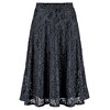 Collections Etc Elegant Lace Full-Sweep Elasticized Waist Pull-On Skirt - 2 of 4