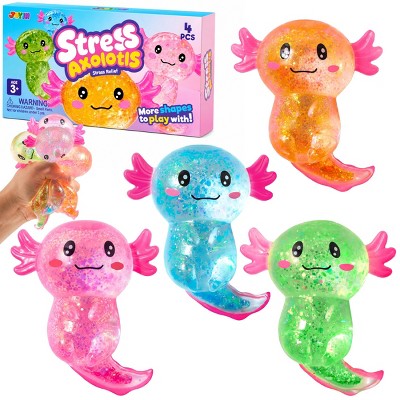 Joyfy Axolotls Stress Relief Toys, 4pcs : Target