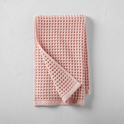 Pink Star Print Hand Towel