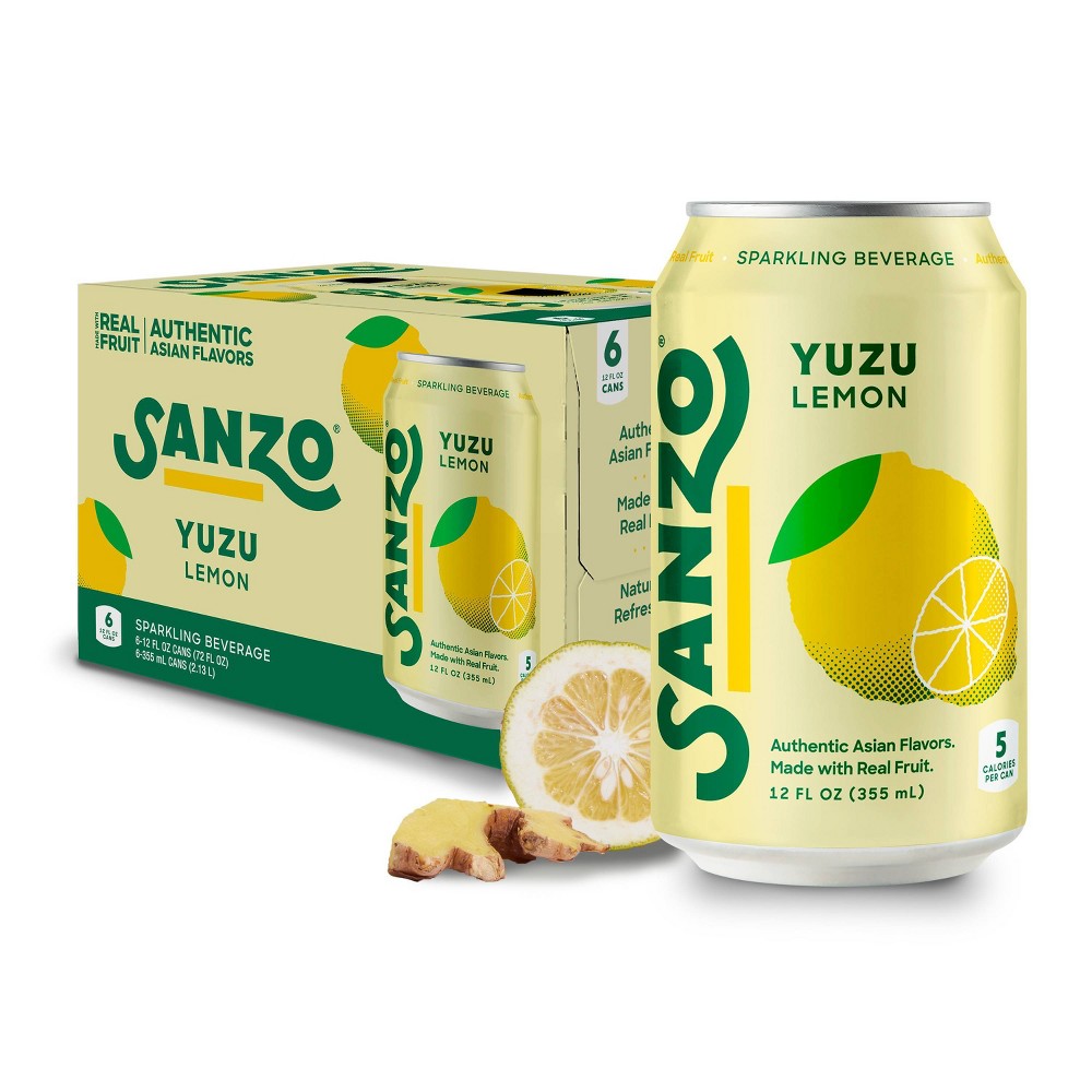 Sanzo Sparkling Water - Yuzu - 72 fl oz/6pk