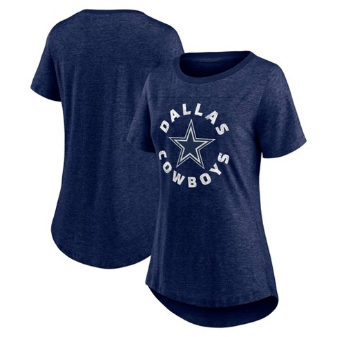 Nfl Dallas Cowboys Women's Short Sleeve Roundabout Fashion T-shirt