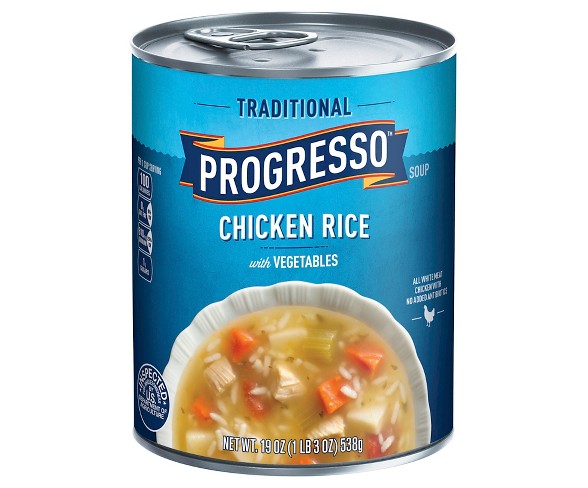 Progresso&#174; Traditional Chicken Rice Vegetables Soup 19 oz